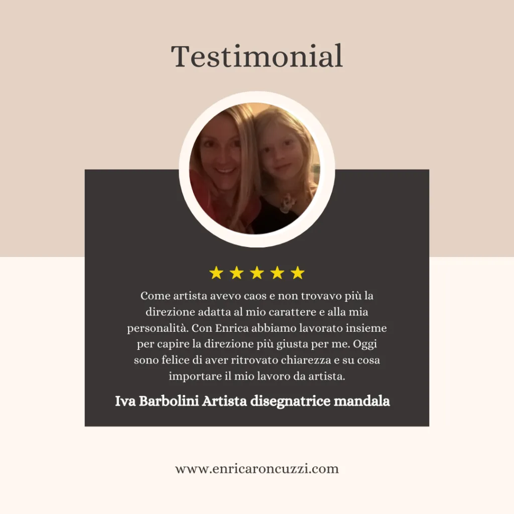 Testimonianza di Iva Barbolini, artista disegnatrice di mandala