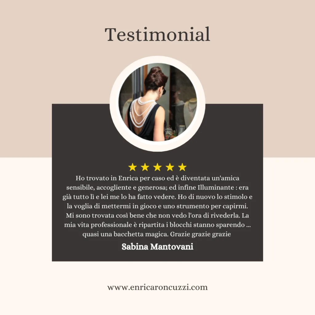 Testimonianza di Sabina Mantovani